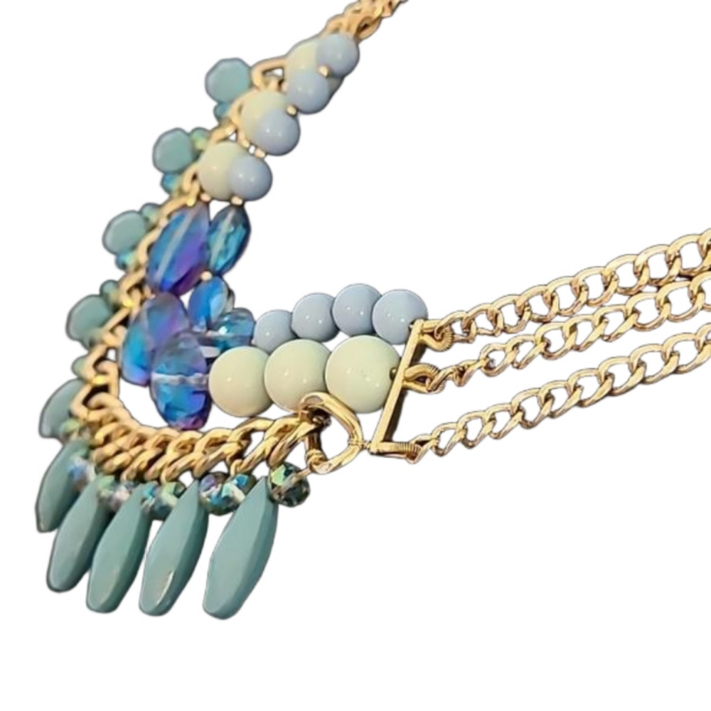 Talbots Statement Multi Strand Necklace - image 7